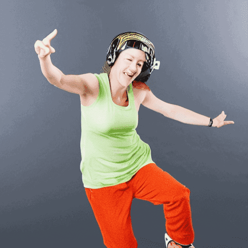 women showing joy of being able to roller skate again after knee surgery